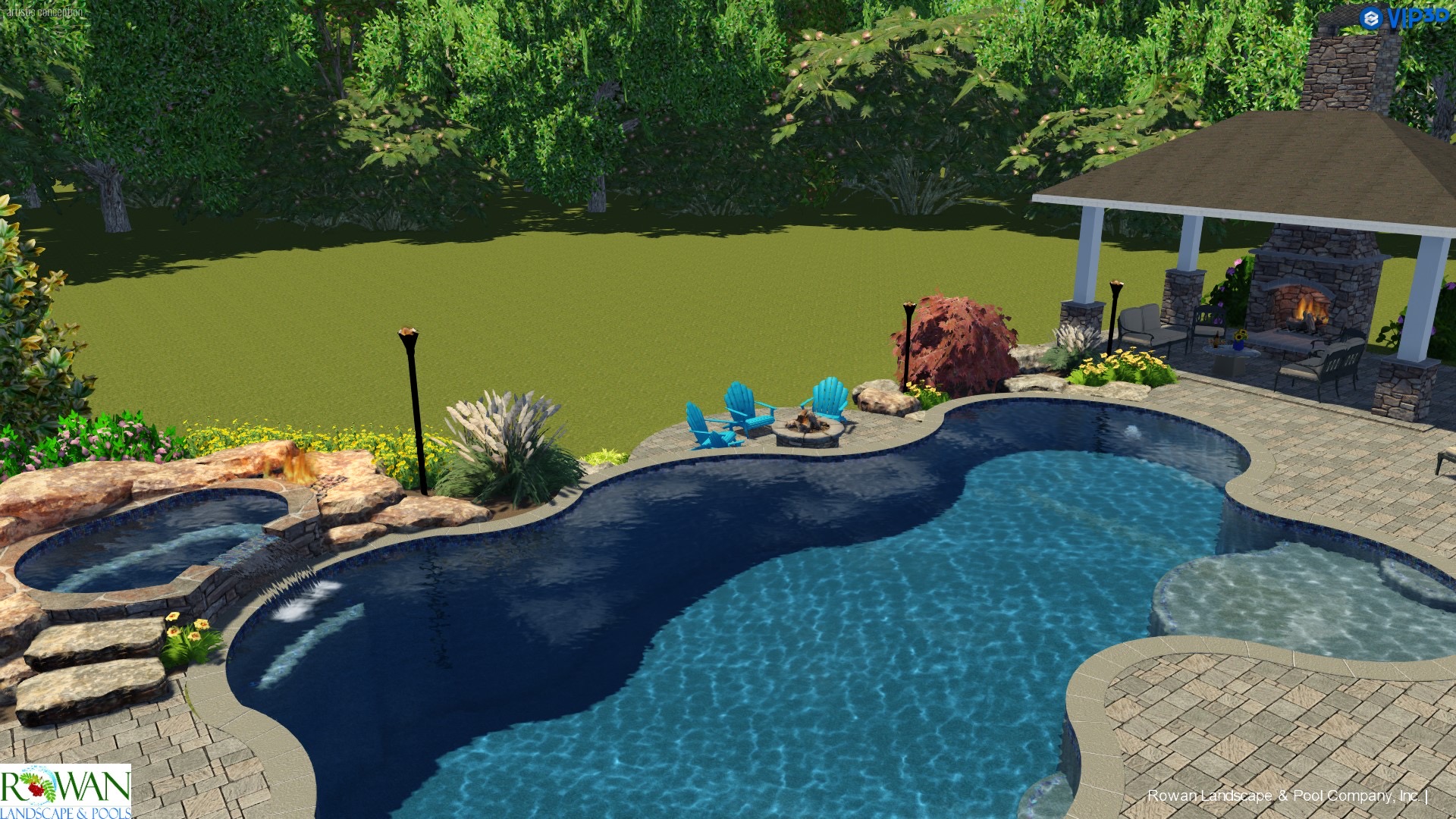 3D Pool Design 3D Swimming Pool Design Mt Airy, Clarksville